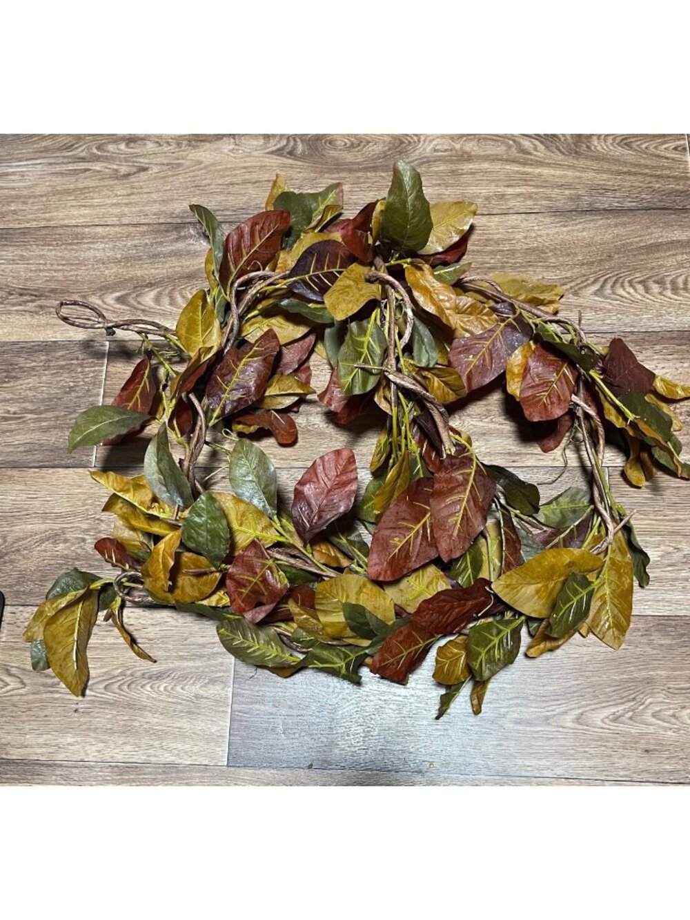 Fall Maple Leaf Garland 2-5FT Strands Artificial Autumn Foliage Red/Yellow/Brown